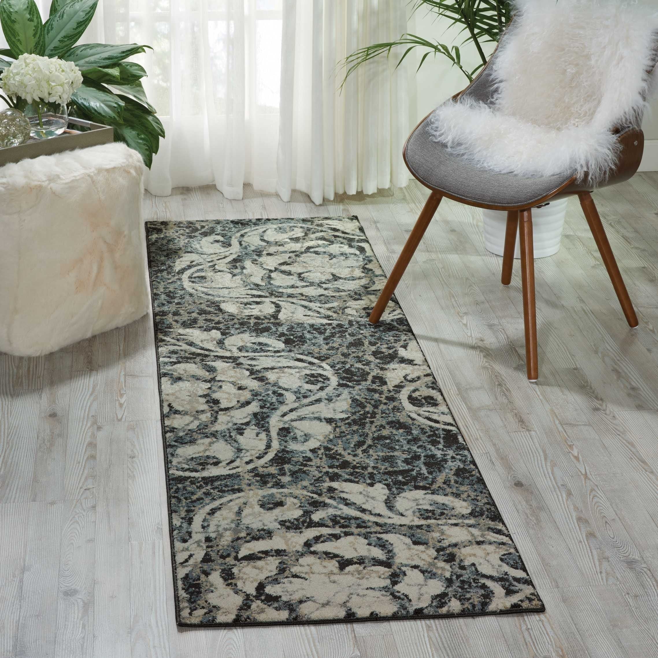 Nourison Maxell Ivory Blue Rug 710 X 106