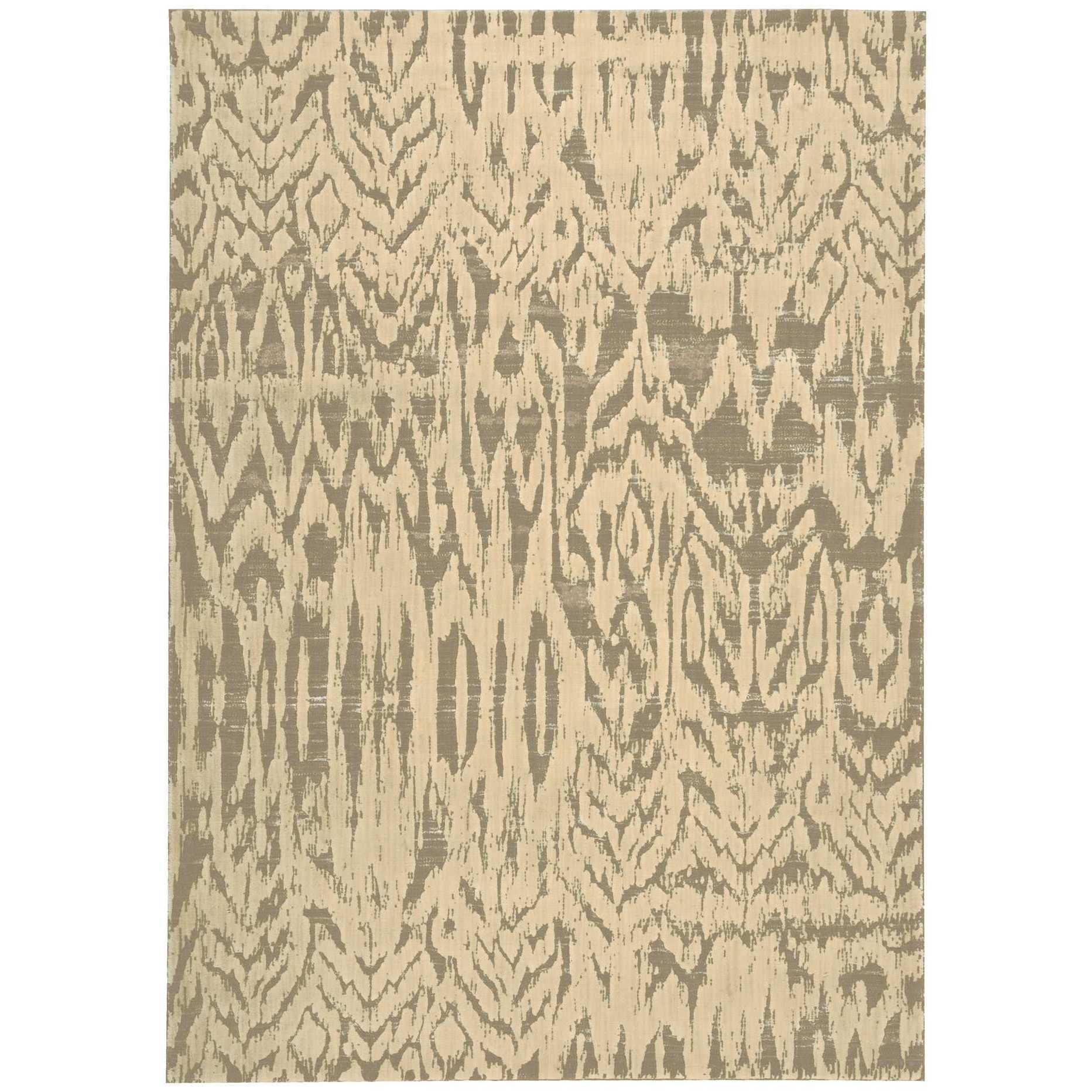 Nourison Nepal Ivory Grey Rug 96 X 13