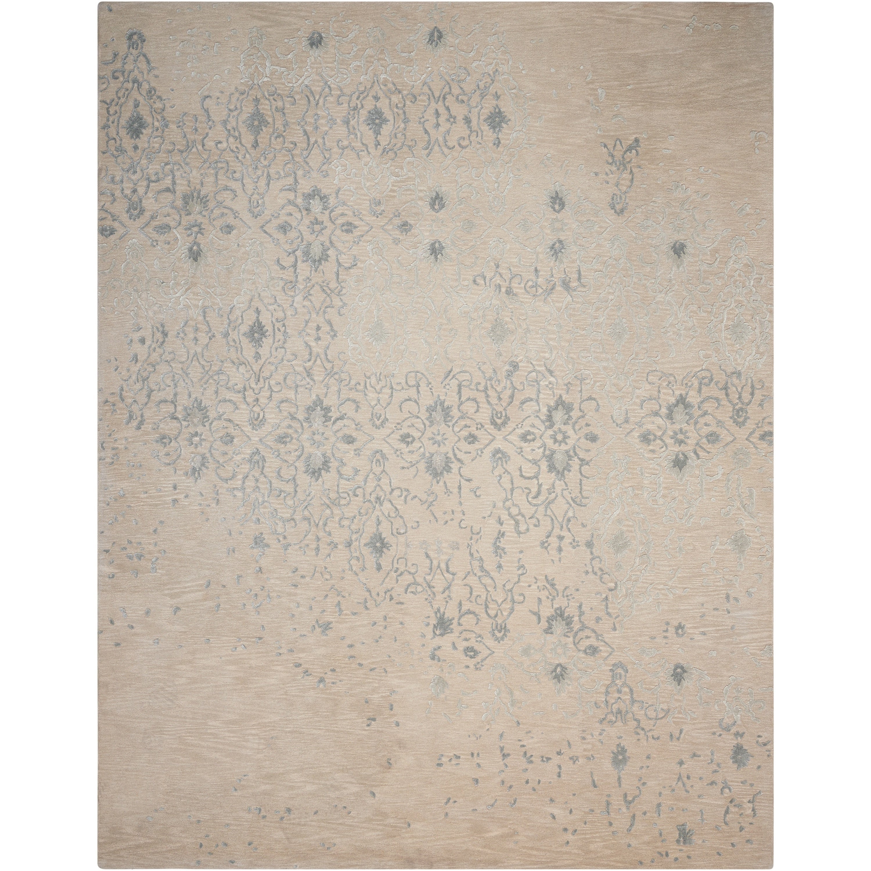Nourison Opaline Beige Area Rug 86 X 116