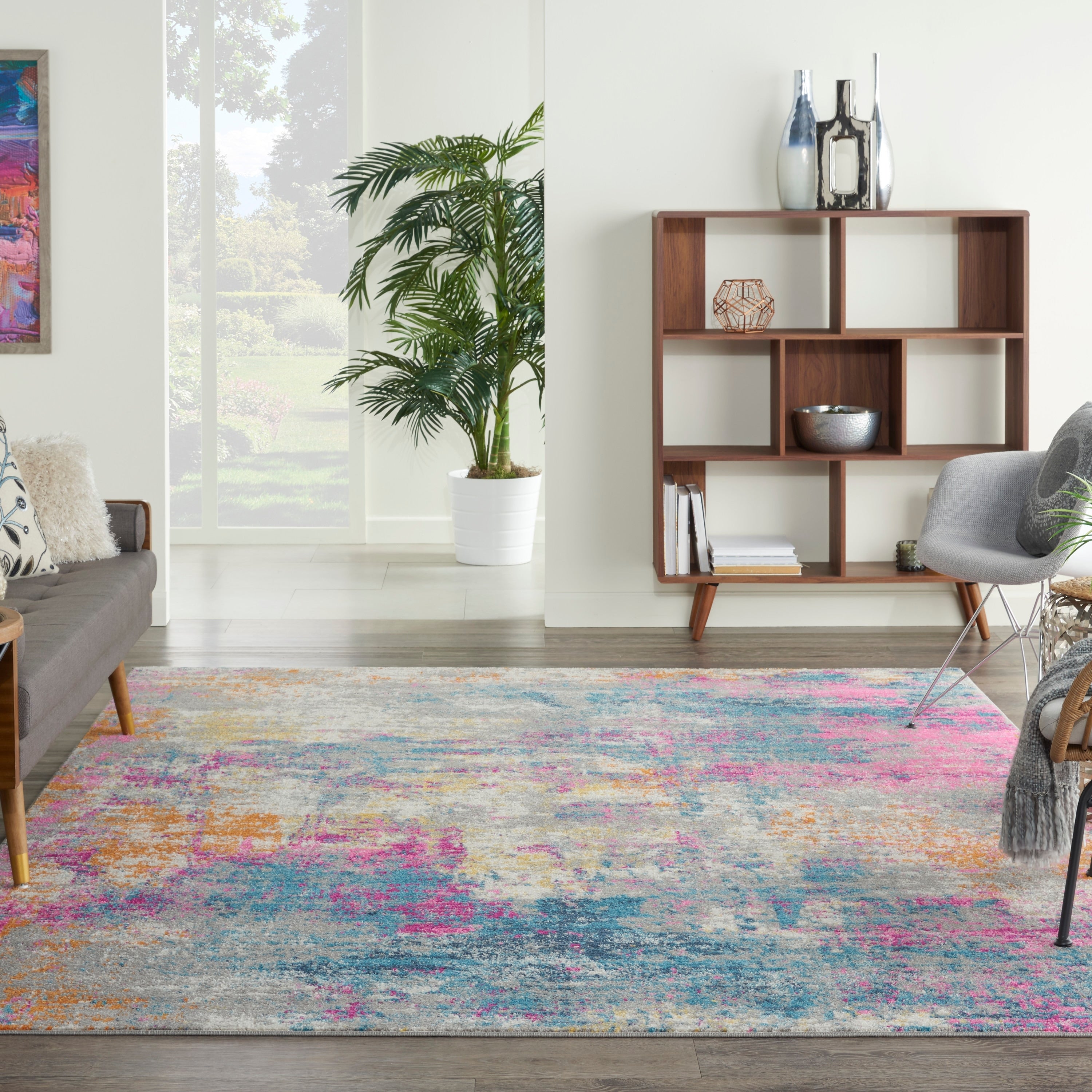 Nourison Passion Abstract Multicolor Area Rug