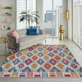Nourison Passion Multicolor Area Rug 8 X 10