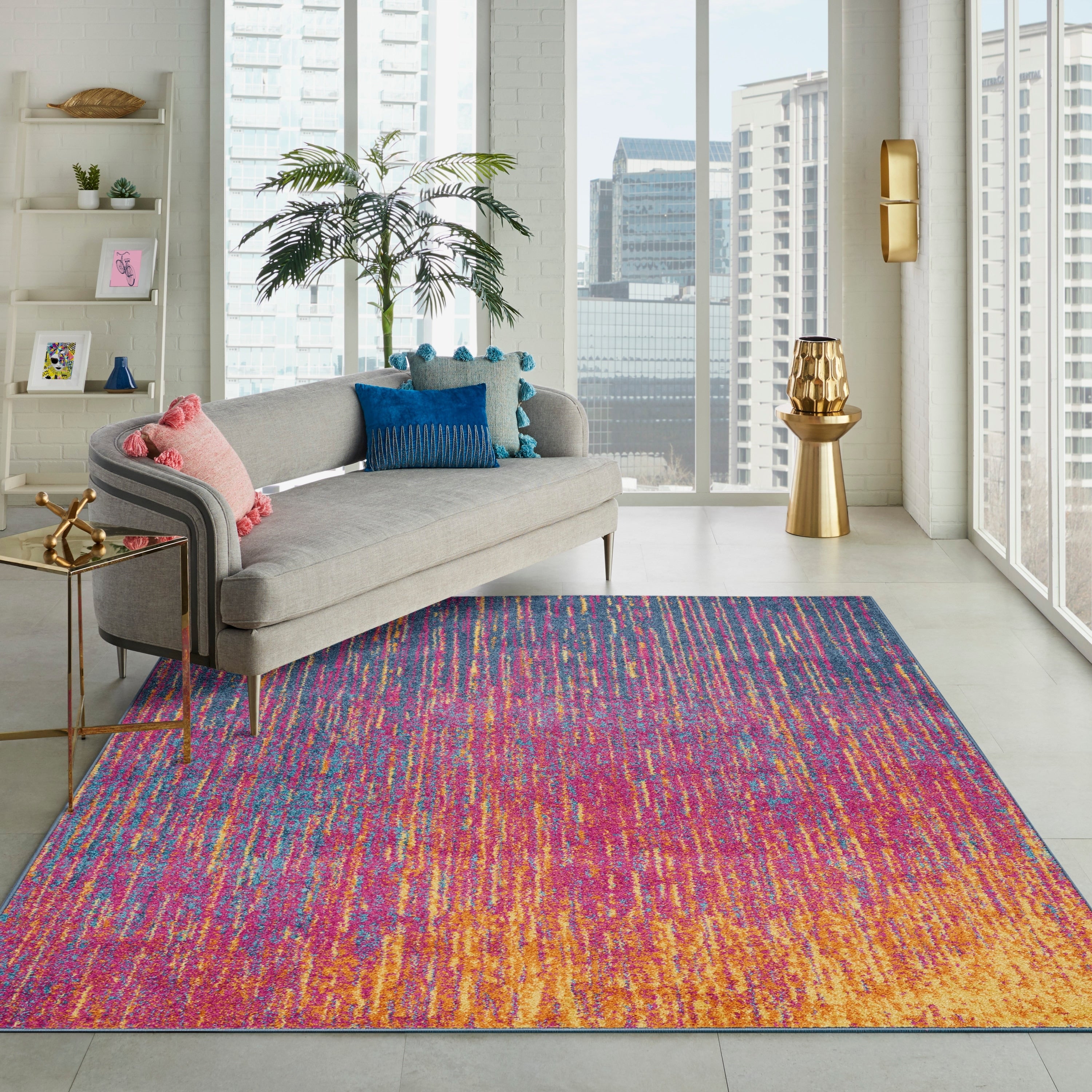 Nourison Passion Multicolor Area Rug 8 X 10