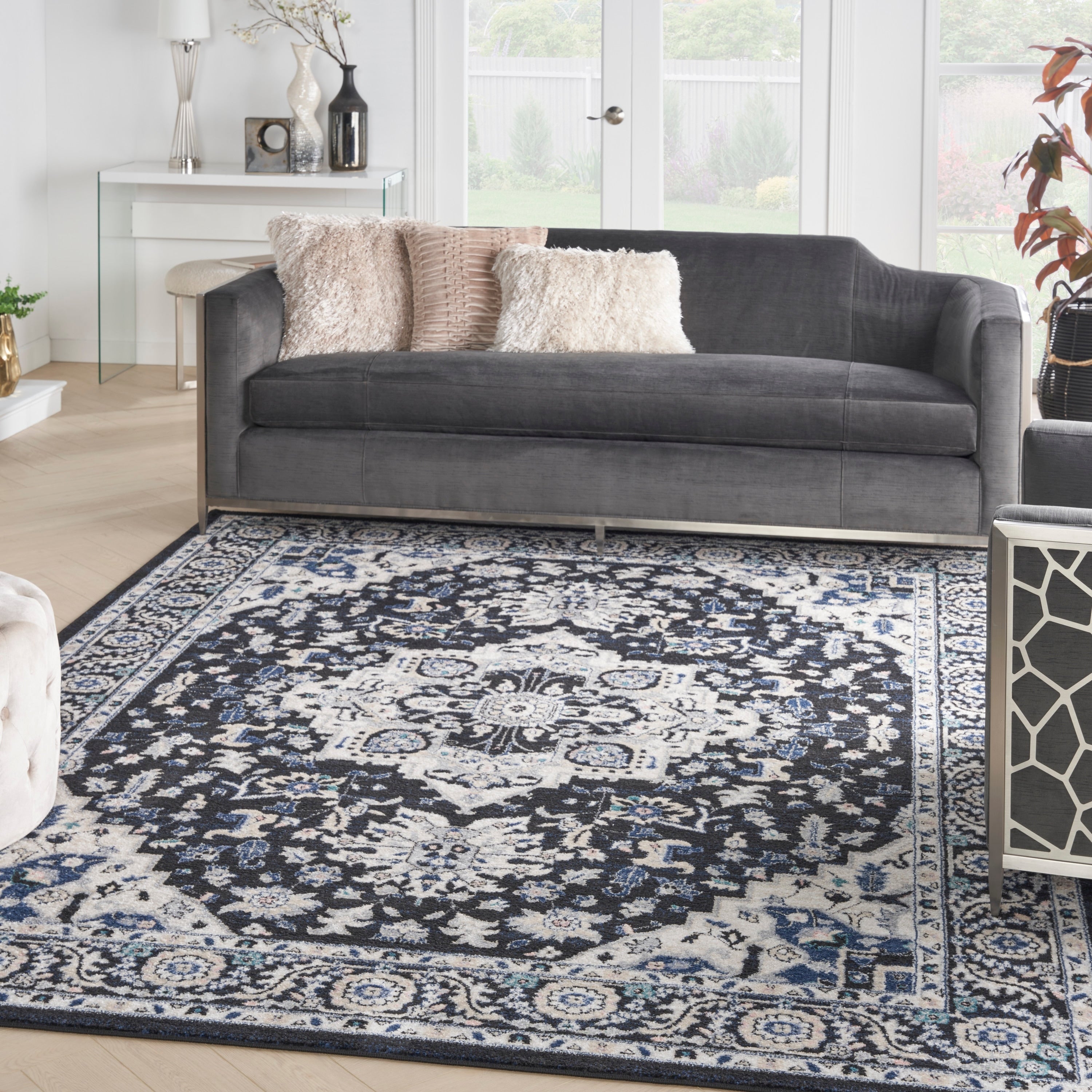 Nourison Passion Colorful Medallion Area Rug