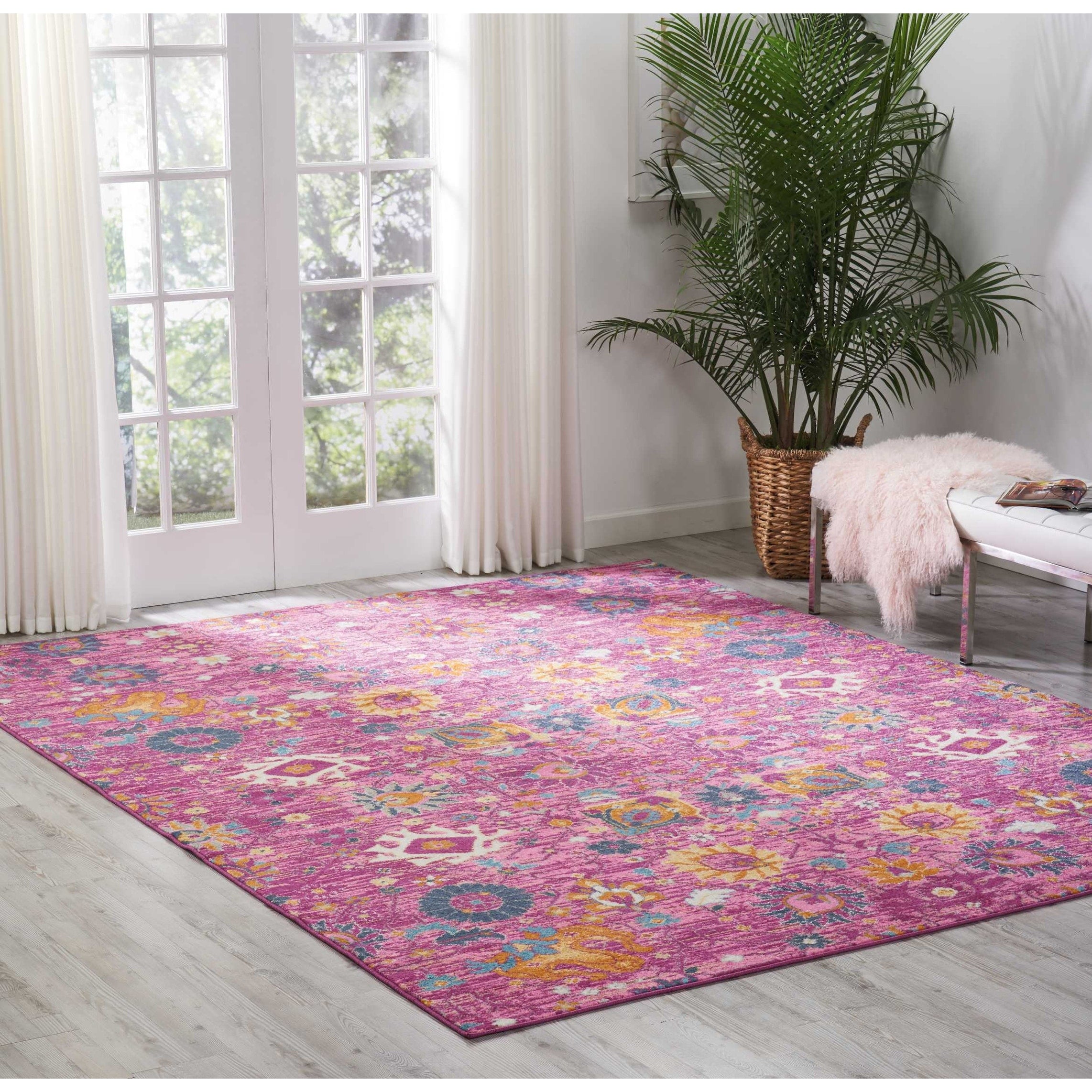 Nourison Passion Silver Area Rug 8 X 10