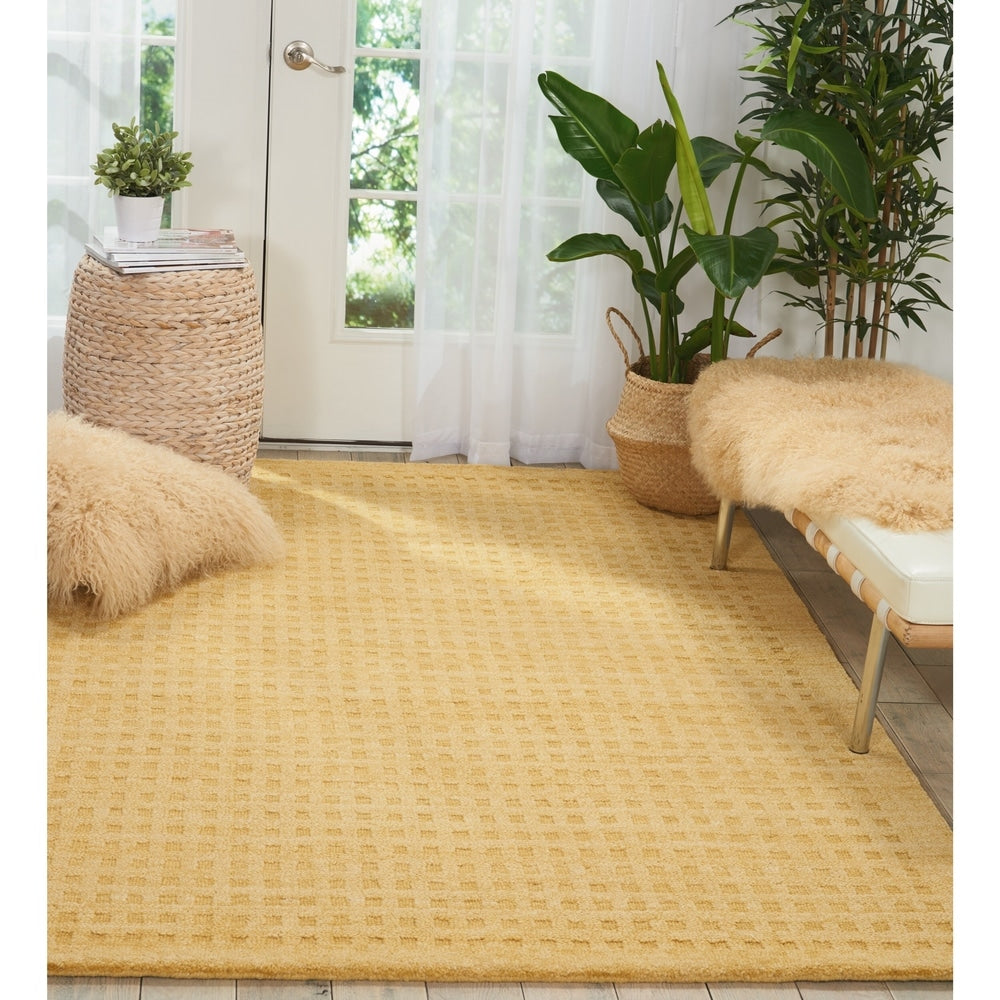 Nourison Perris Hand Woven Gold Area Rug 8 X 106