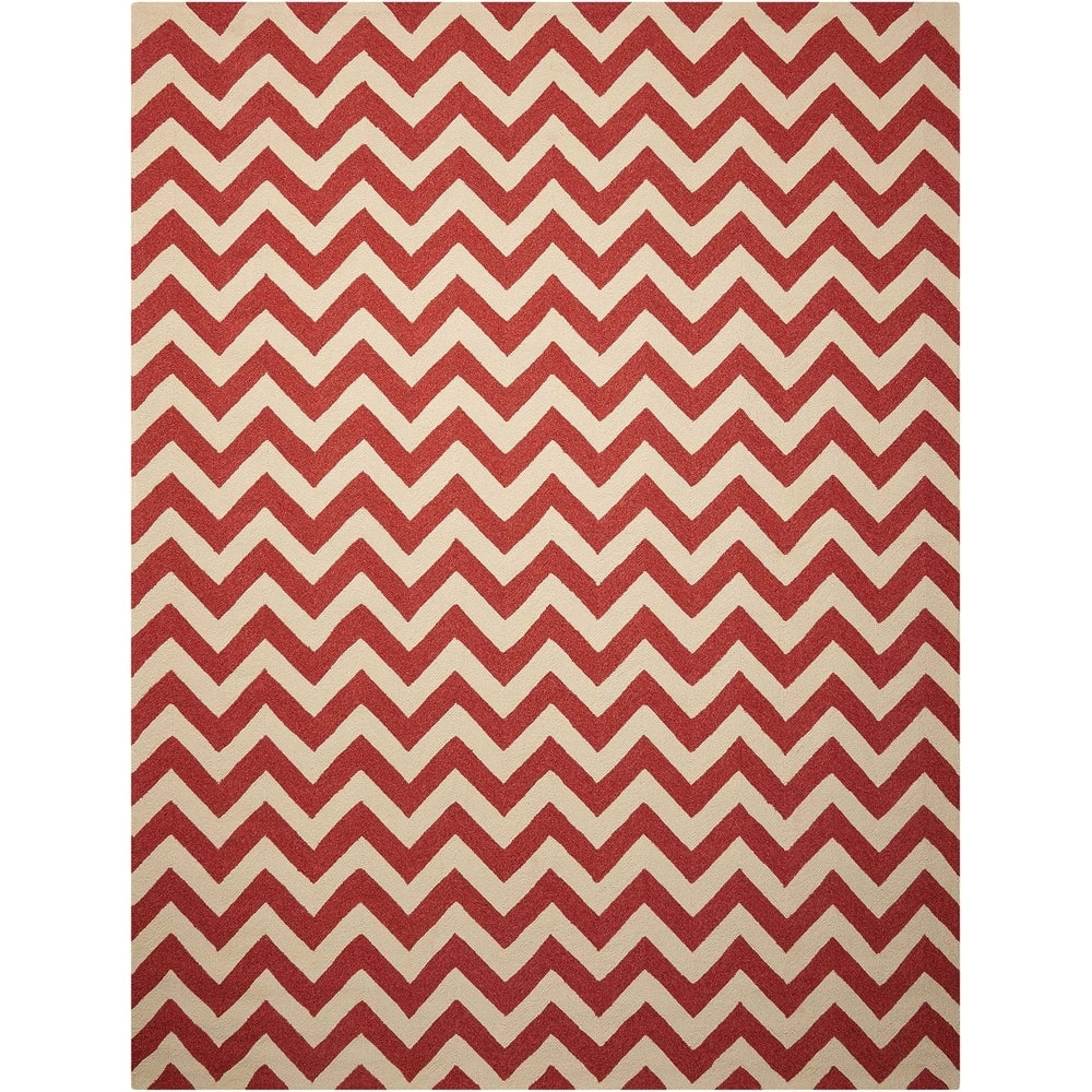 Nourison Portico Indoor Outdoor Red Rug 8 X 106