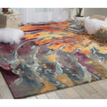 Nourison Prismatic Multicolor Area Rug 56 X 75