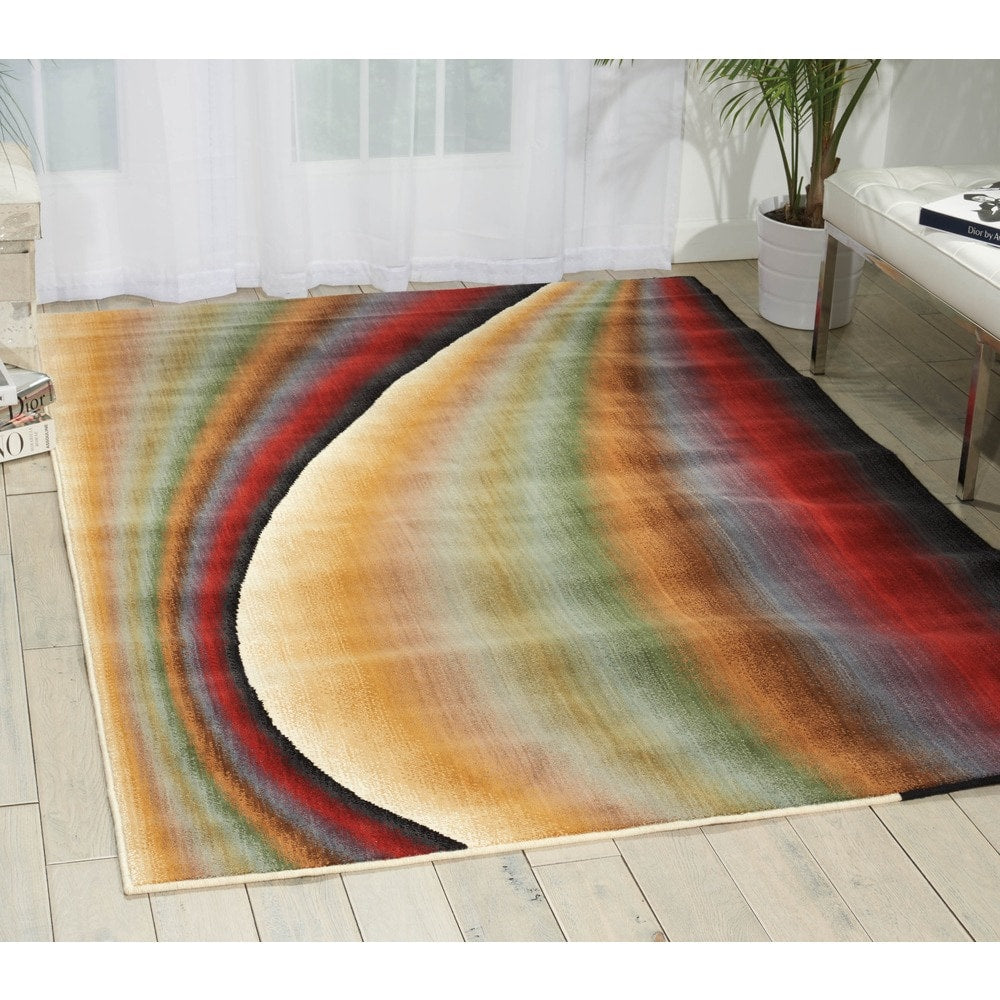 Nourison Radiant Arts Rainbow Rug