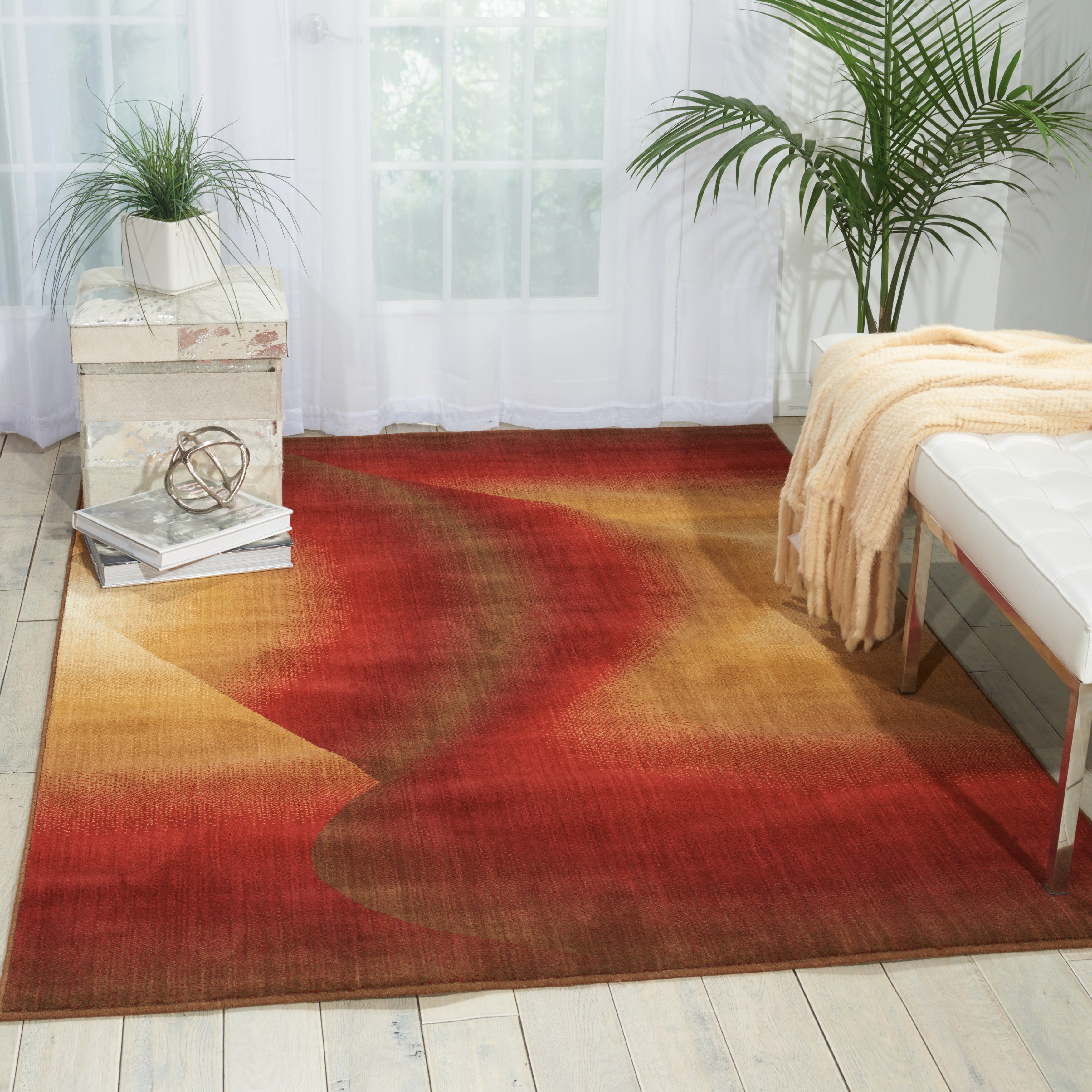 Nourison Radiant Arts Ruby Rug