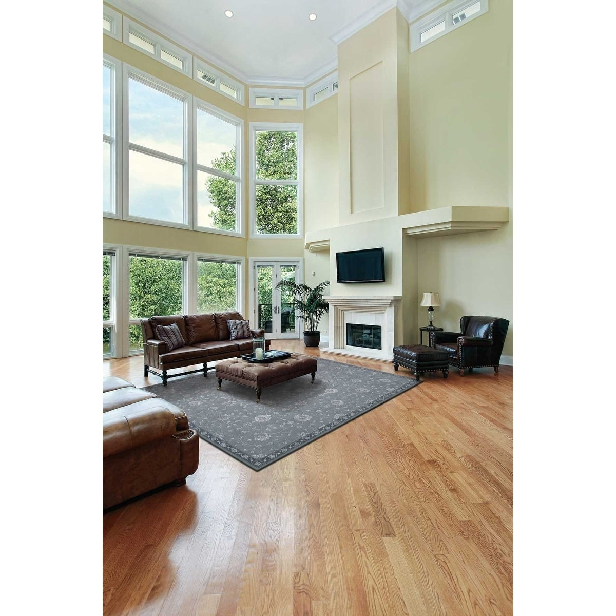 Nourison Regal Slate Runner Rug 23 X 8 23 X 8 Runner
