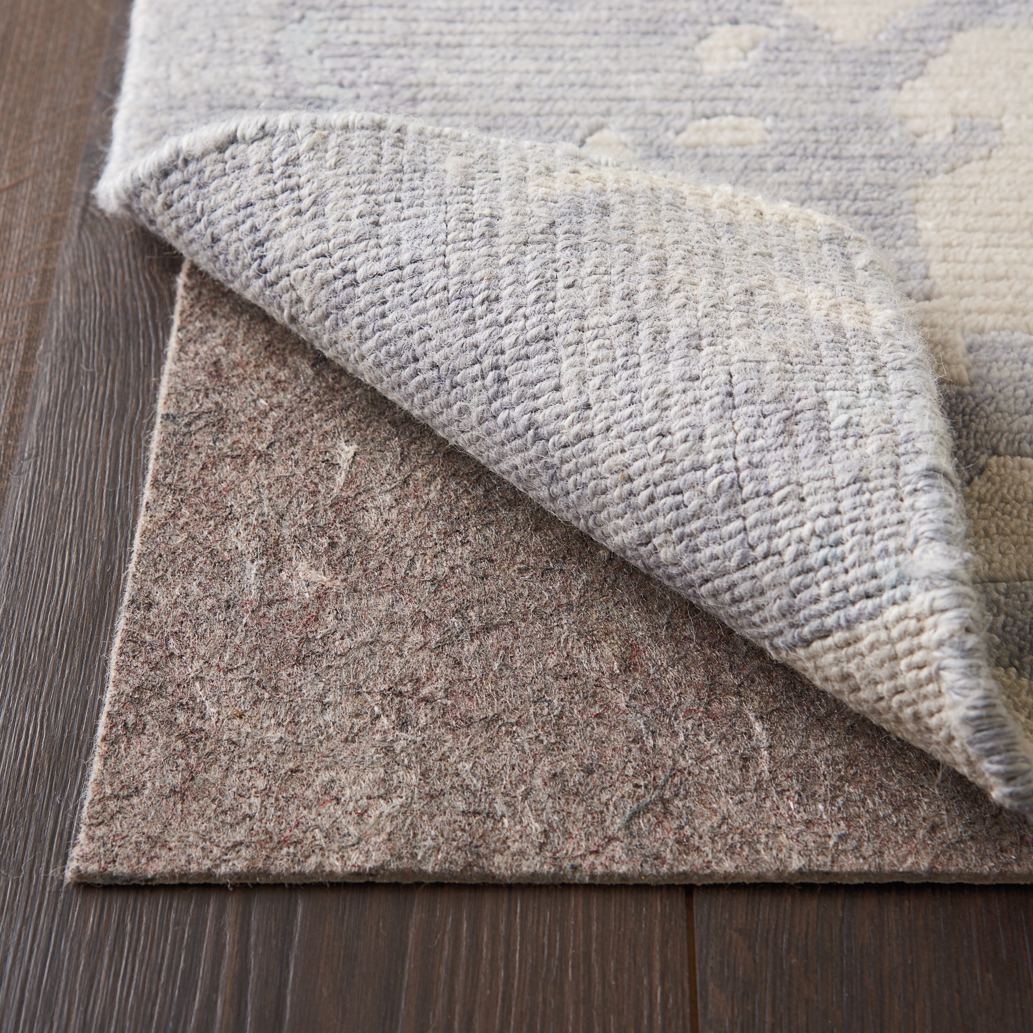 Nourison Reversible Non Slip Dual Surface Rug Pad Tan