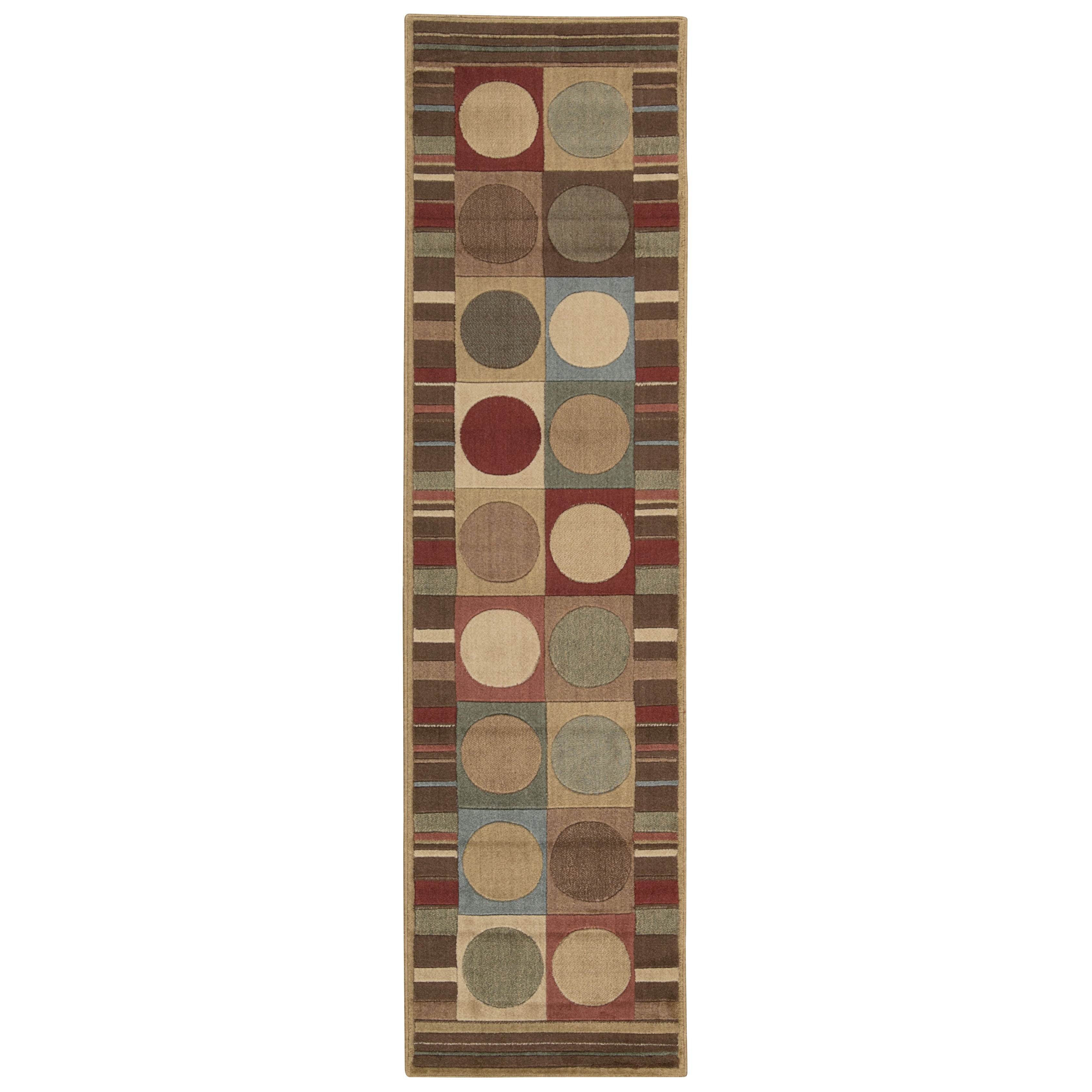 Nourison Rhythm Multicolor Runner Rug 111 X 76 Runner