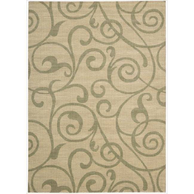 Riviera Light Gold Wool Blend Rug 96 X 13