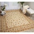 Nourison Royalty Beige Area Rug 79 X 99