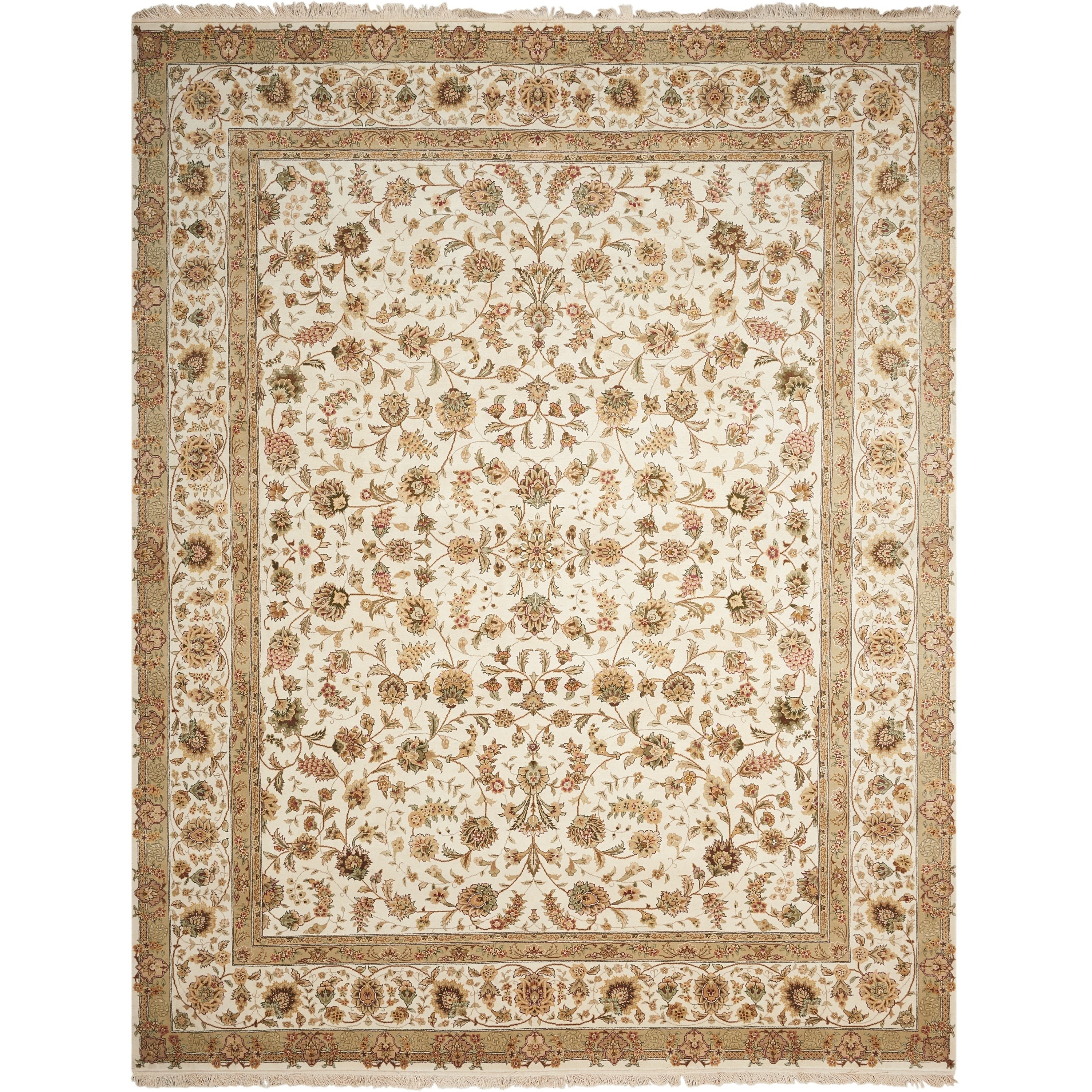 Nourison Royalty Ivory Area Rug 79 X 99