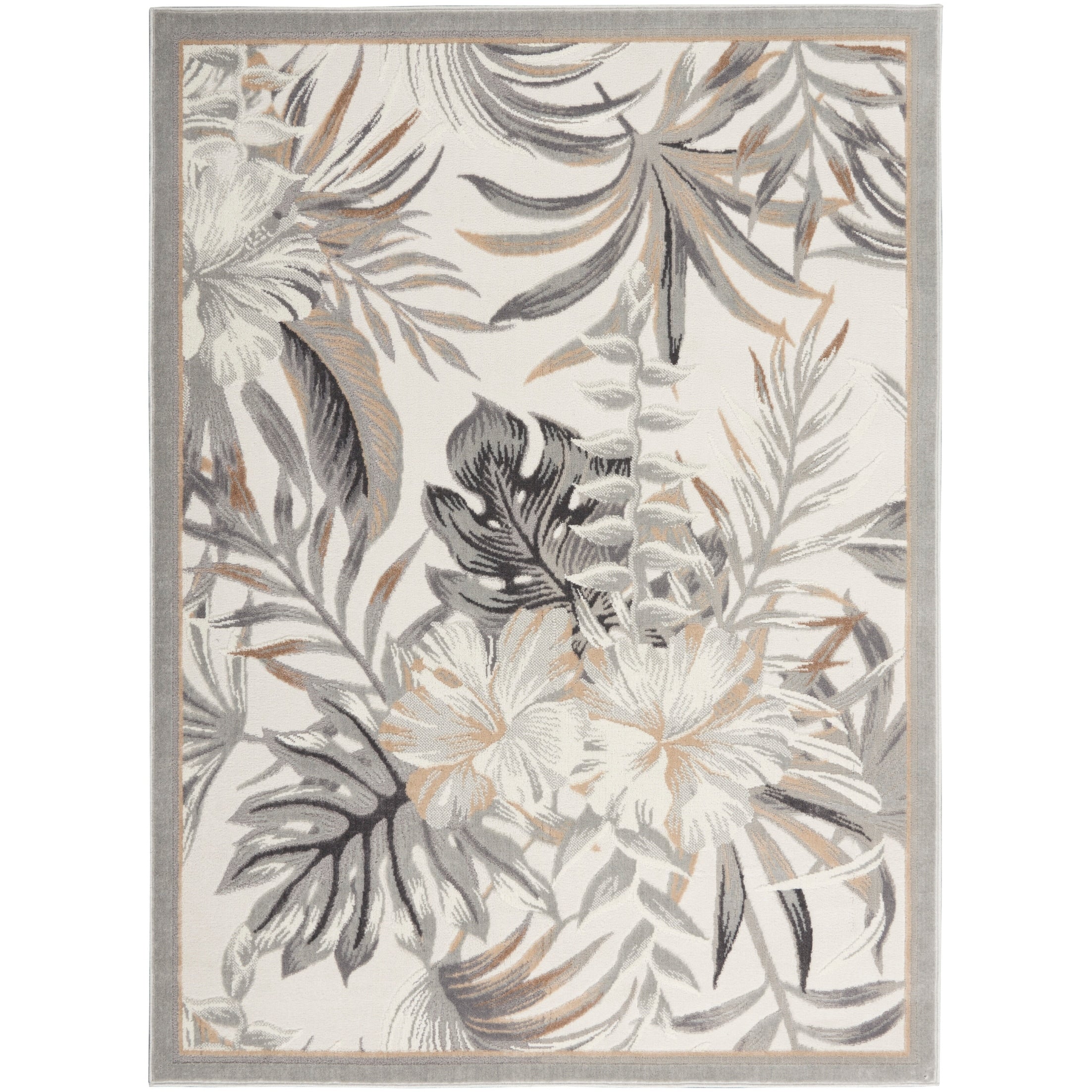 Nourison Seaside Tropical Modern Textured Indoor Rug