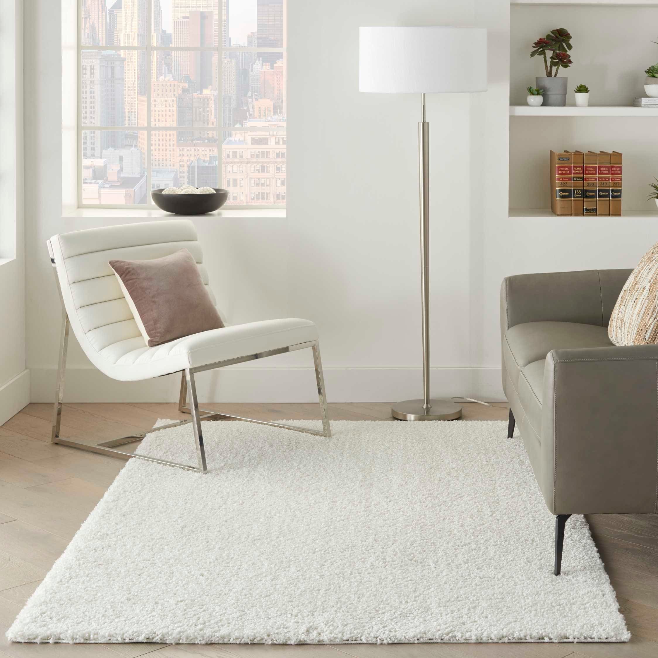 Nourison Shangri La Solid Shag Area Rug