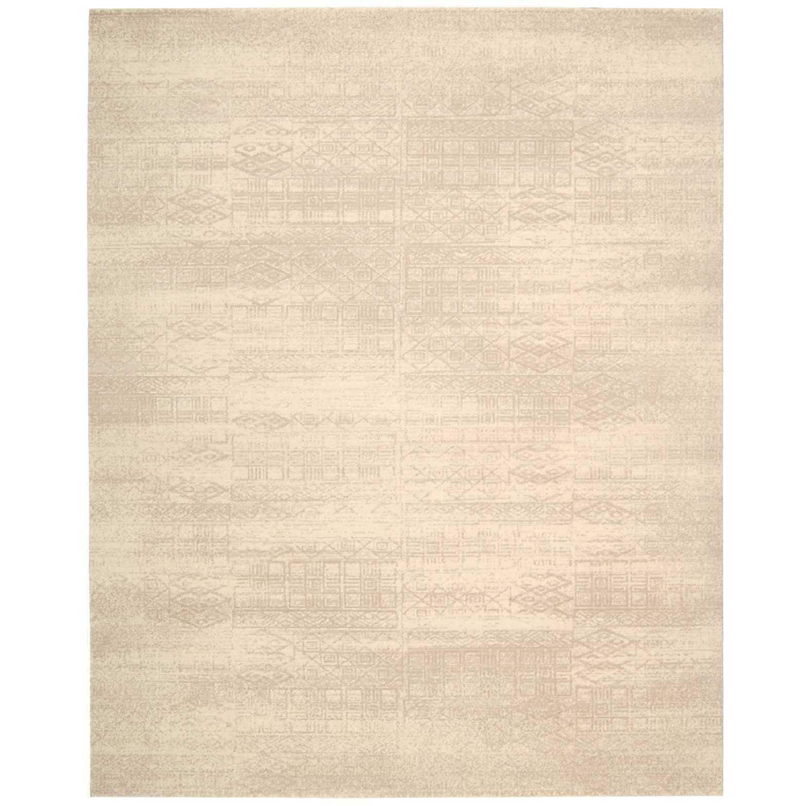 Nourison Silk Elements Bone Rug 99 X 13