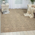Nourison Silk Elements Sand Rug 79 X 99