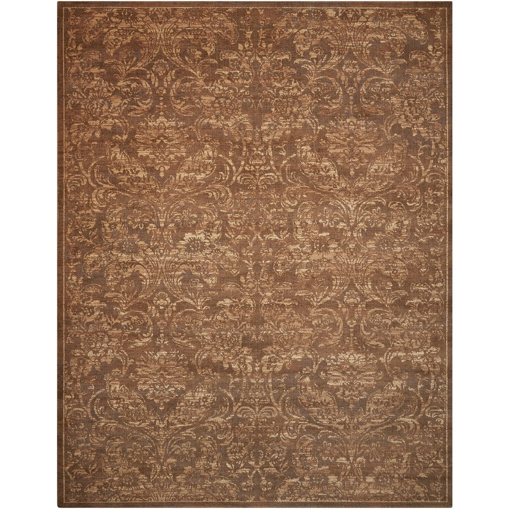 Nourison Silken Allure Chocolate Rug 79 X 99