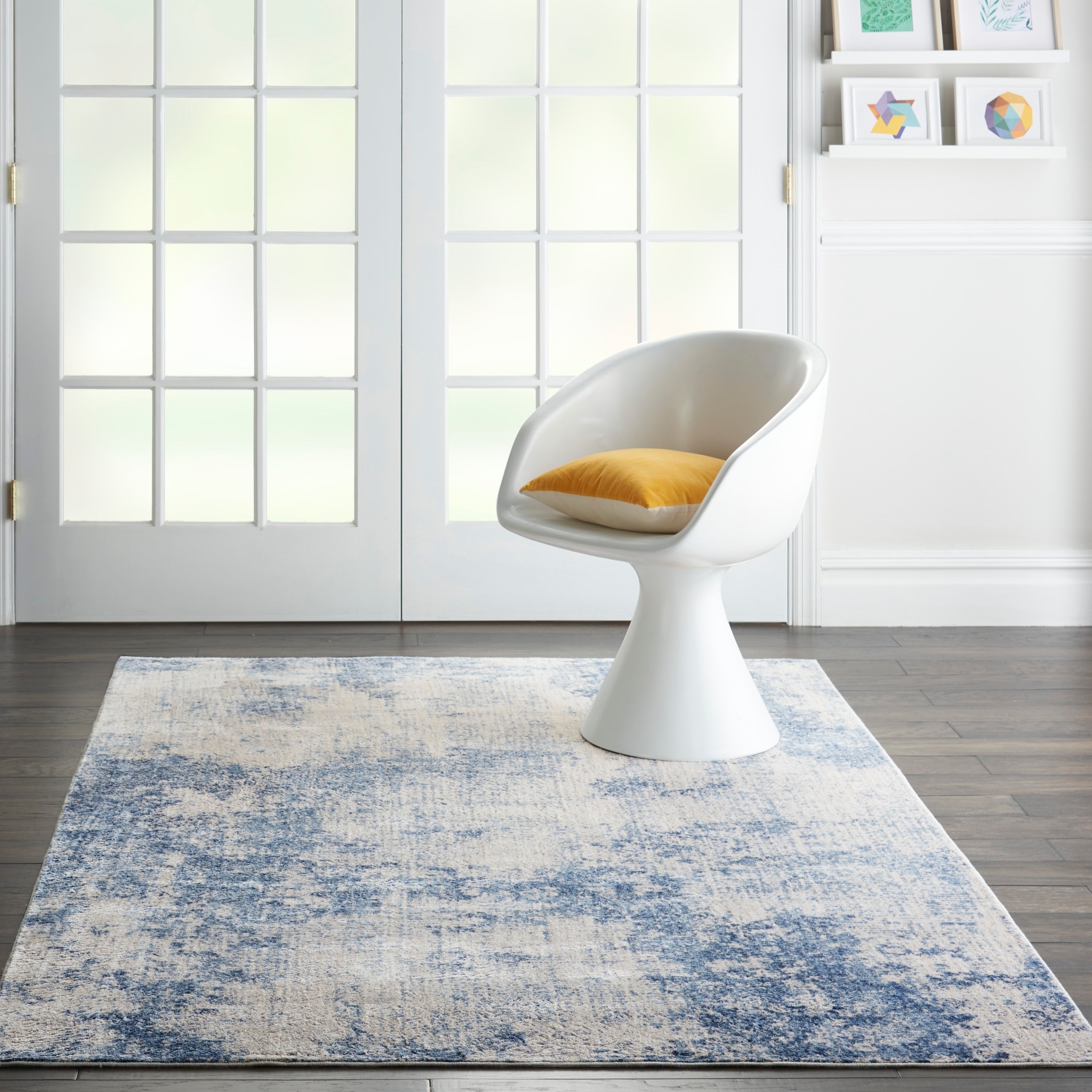 Nourison Sleek Textures Abstract Area Rug