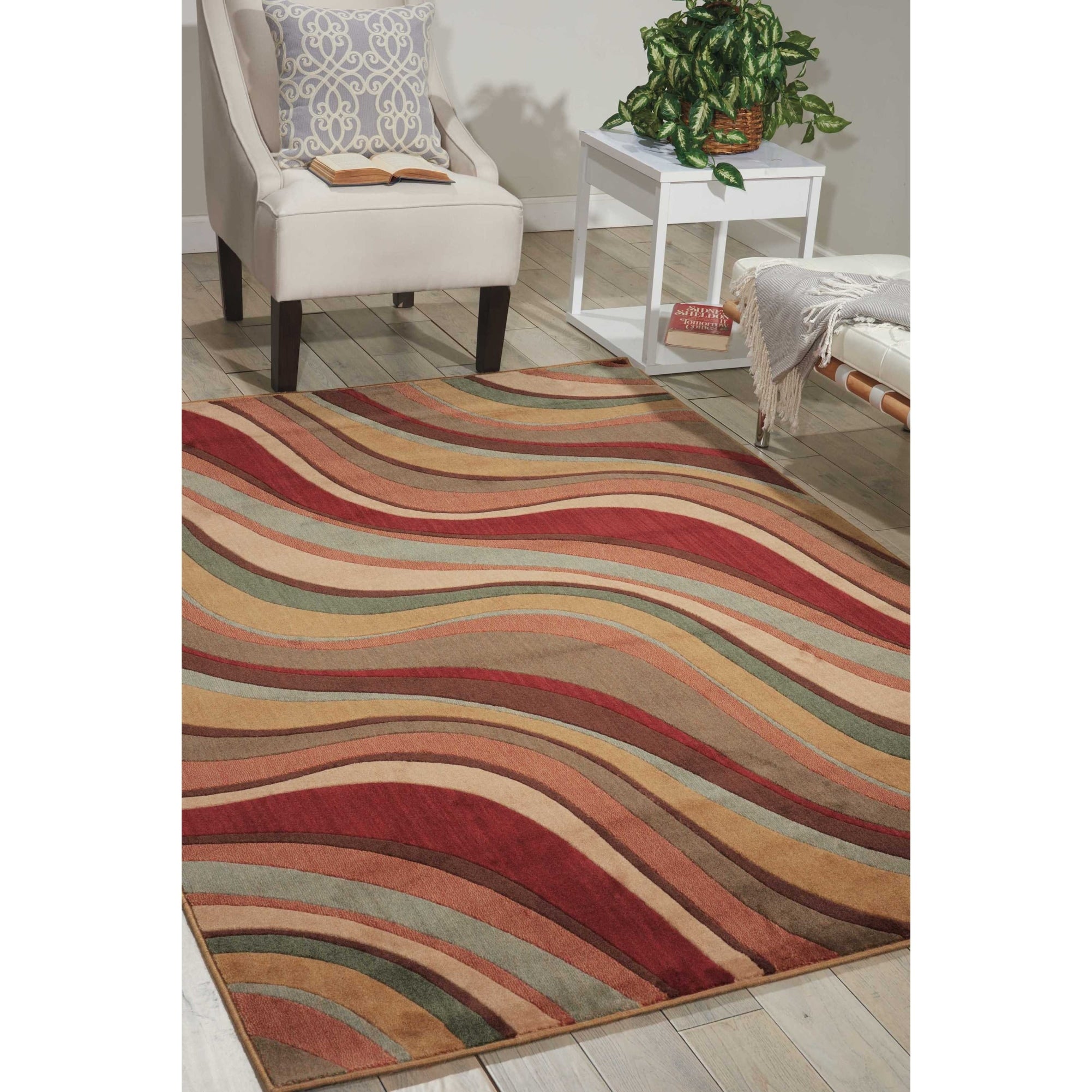 Nourison Somerset Beige Area Rug 56 Round 56 Round