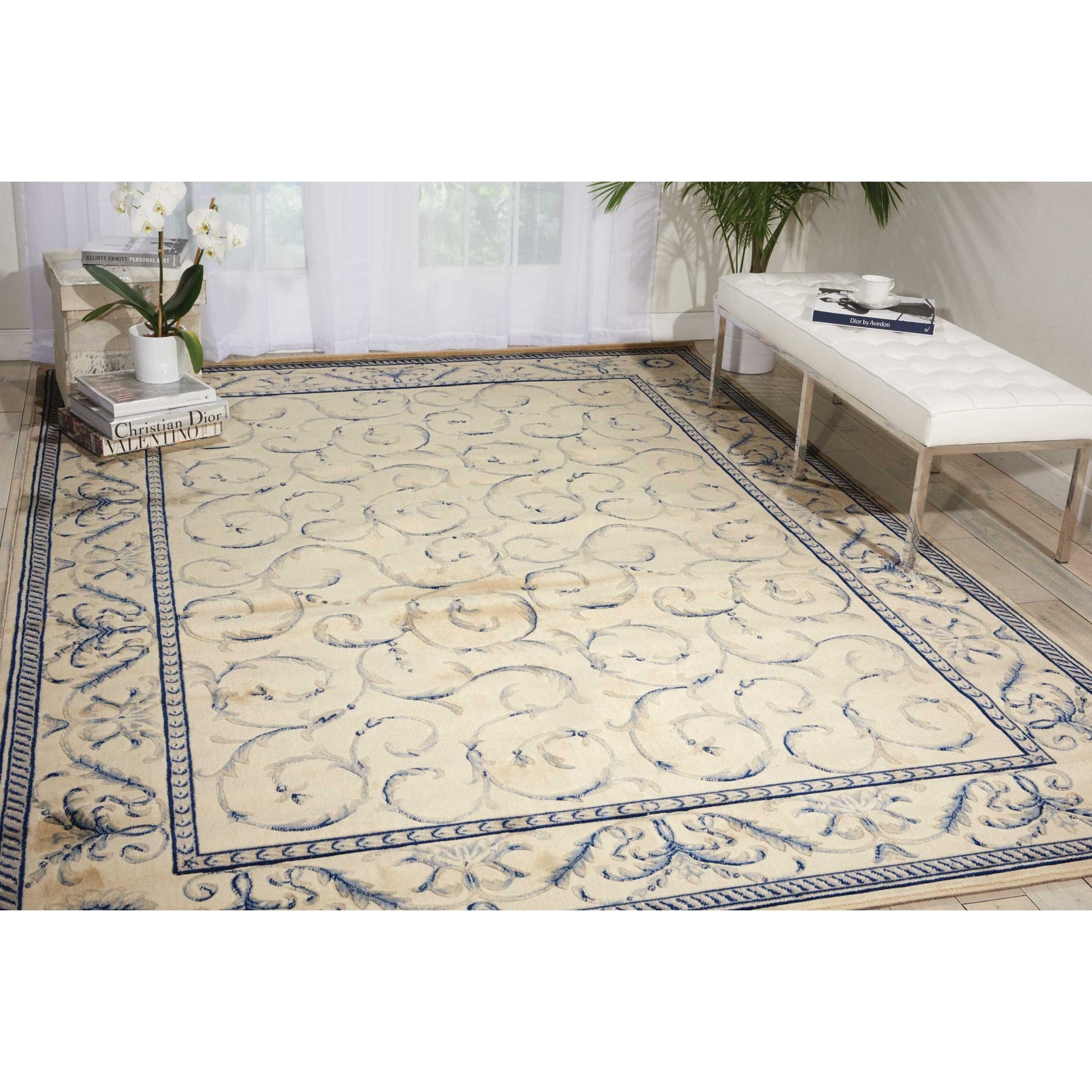 Nourison Somerset Navy Rug 79 X 1010