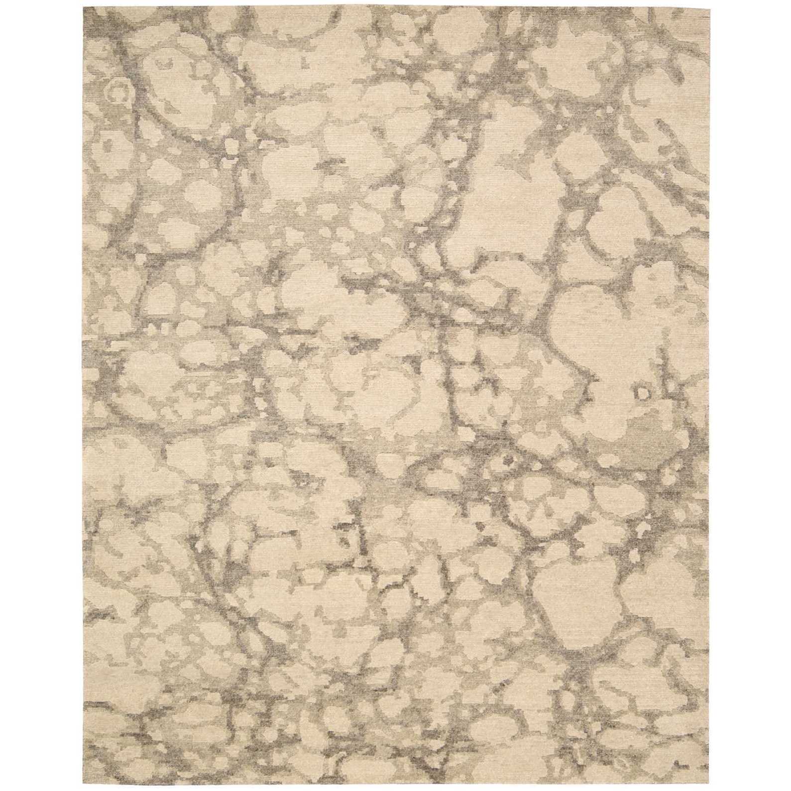 Nourison Tahoe Modern Linen Grey Area Rug 23 X 8 23 X 8 Runner