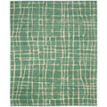 Nourison Tahoe Modern Turquoise Green Rug 56 X 86