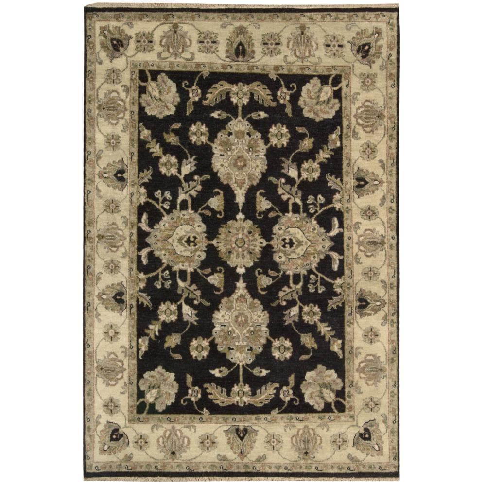 Nourison Tajik Black Rug 56 X 8
