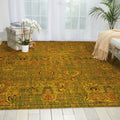 Nourison Timeless Green Gold Rug 99 X 13