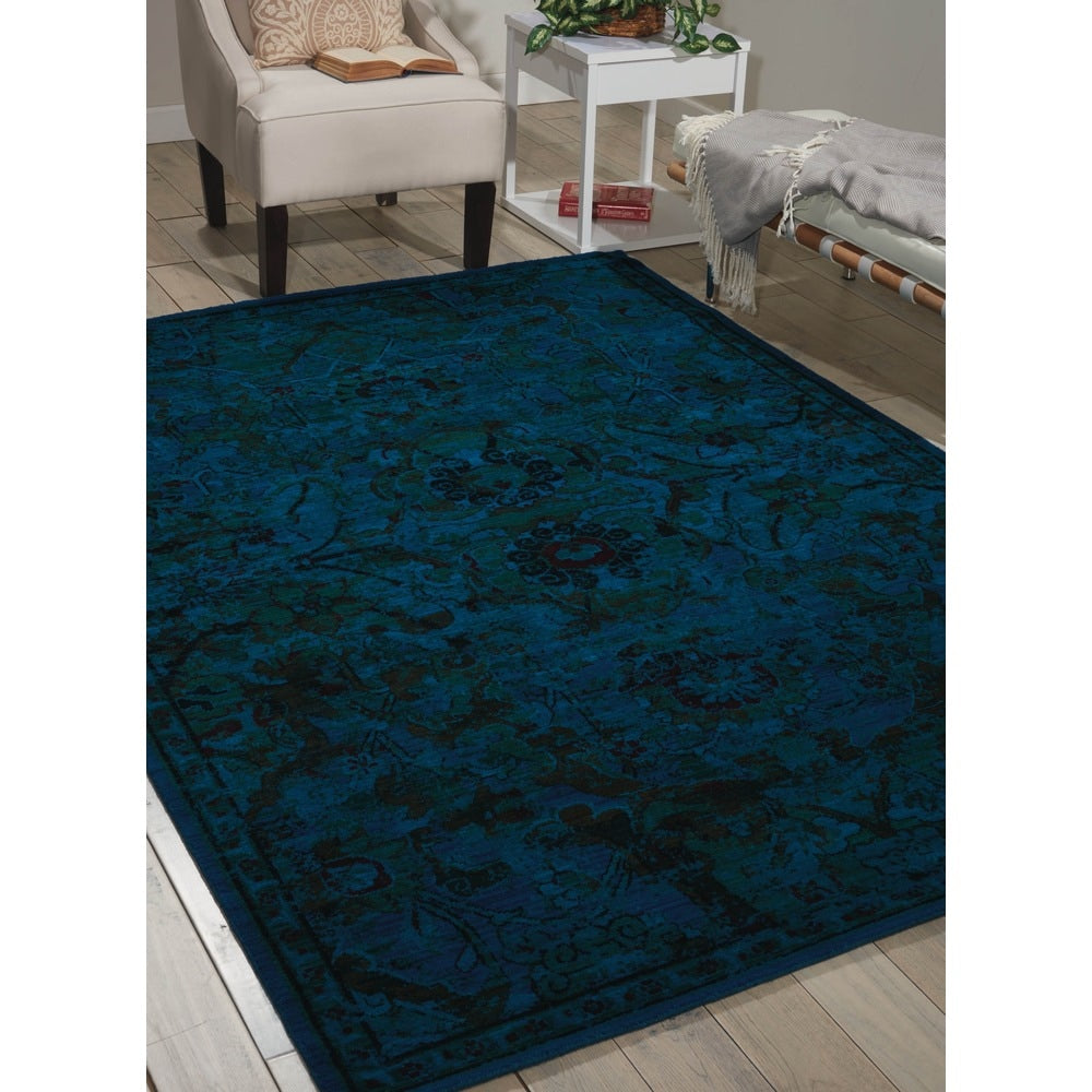 Nourison Timeless Peacock Rug 86 X 116
