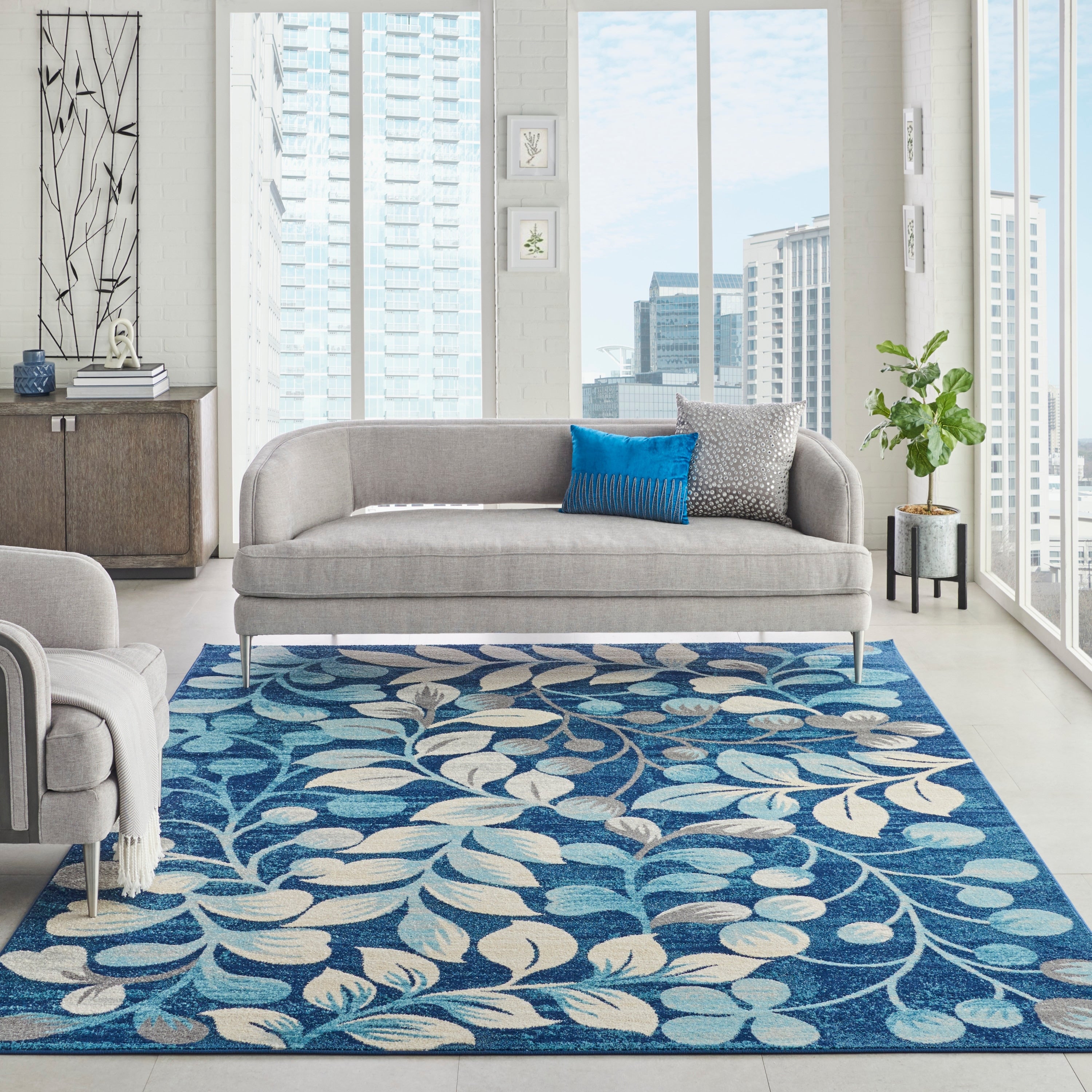 Nourison Tranquil Botanical Area Rug