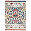 Nourison Tribal Decor White Multicolor Aztec Runner Rug 22 X 79 Runner