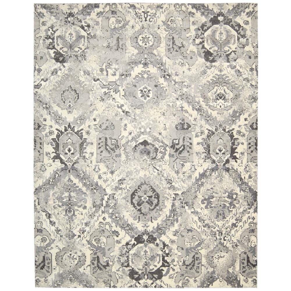 Nourison Twilight Ivory Grey Area Rug 23 X 3 23 X 3