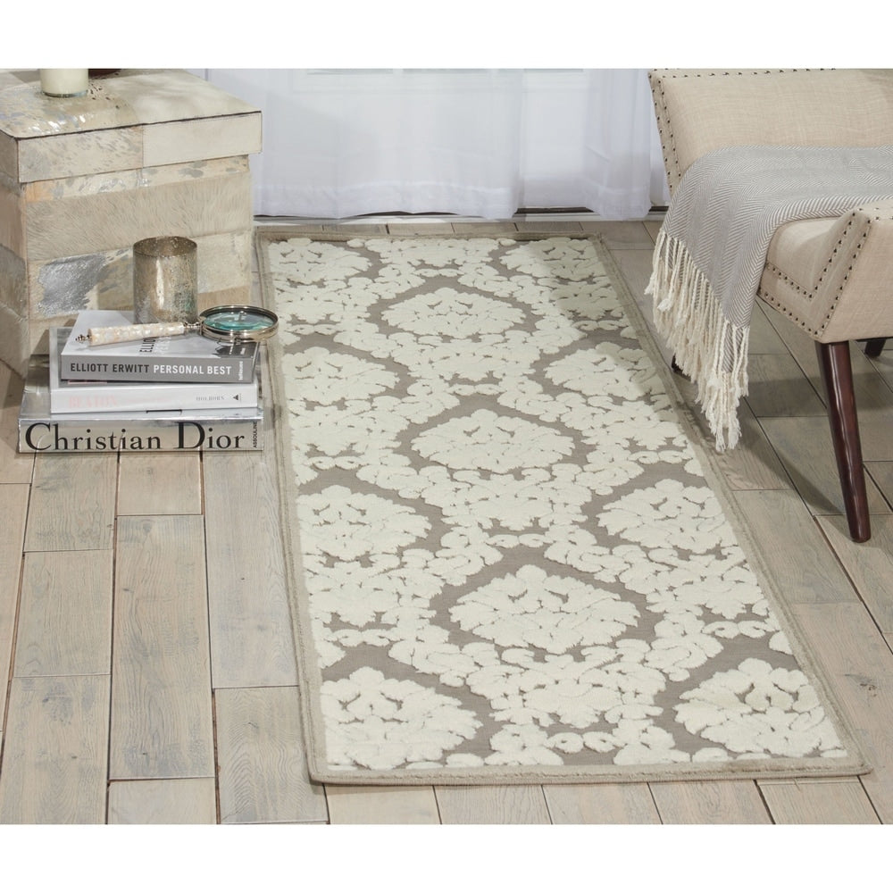 Nourison Ultima Ivory Sand Area Rug 76 X 96