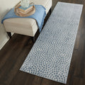 Nourison Urban Chic Light Blue Cobblestone Runner Rug 22 X 73 Runner