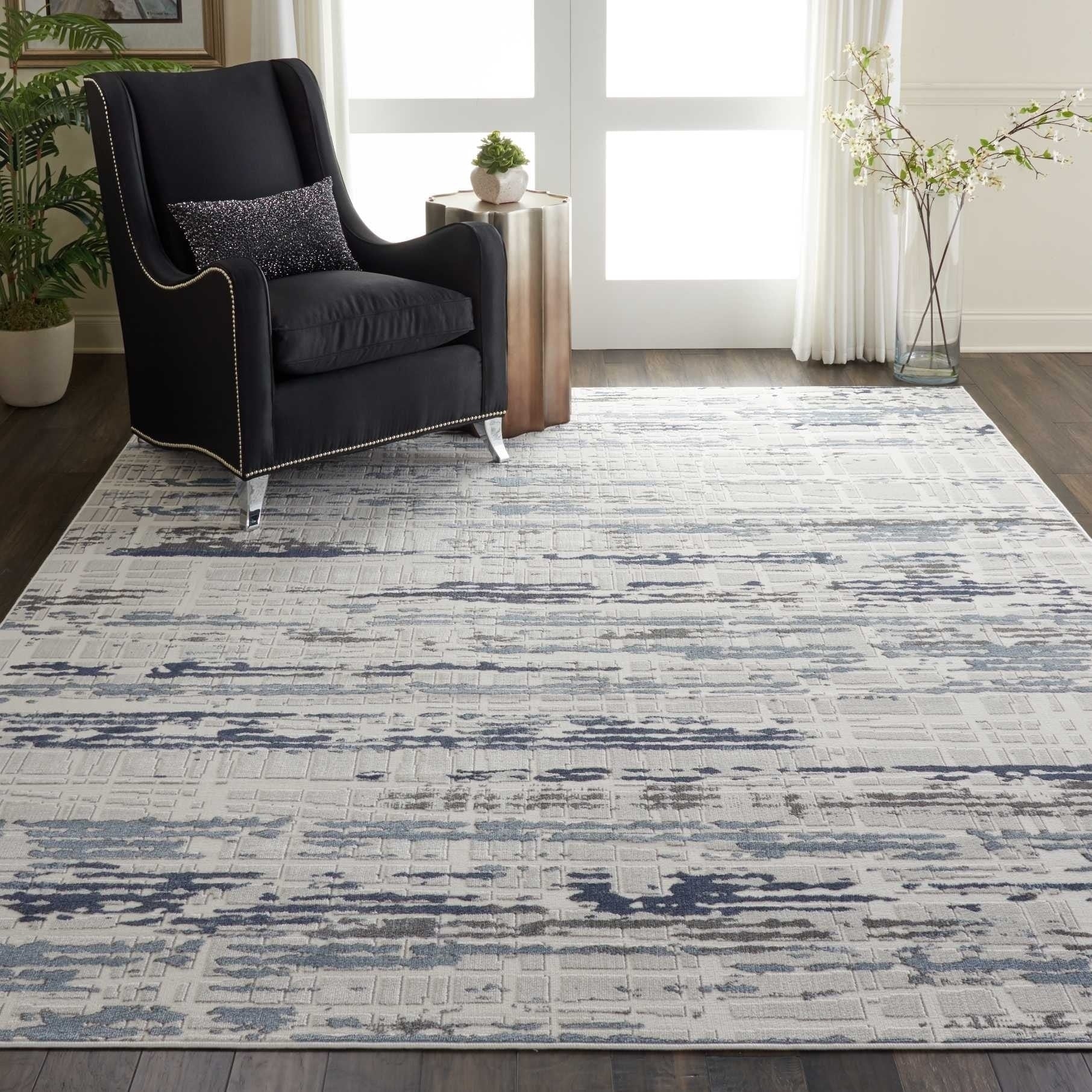 Nourison Urban Decor Ivory Slate Rustic Area Rug 710 X 10