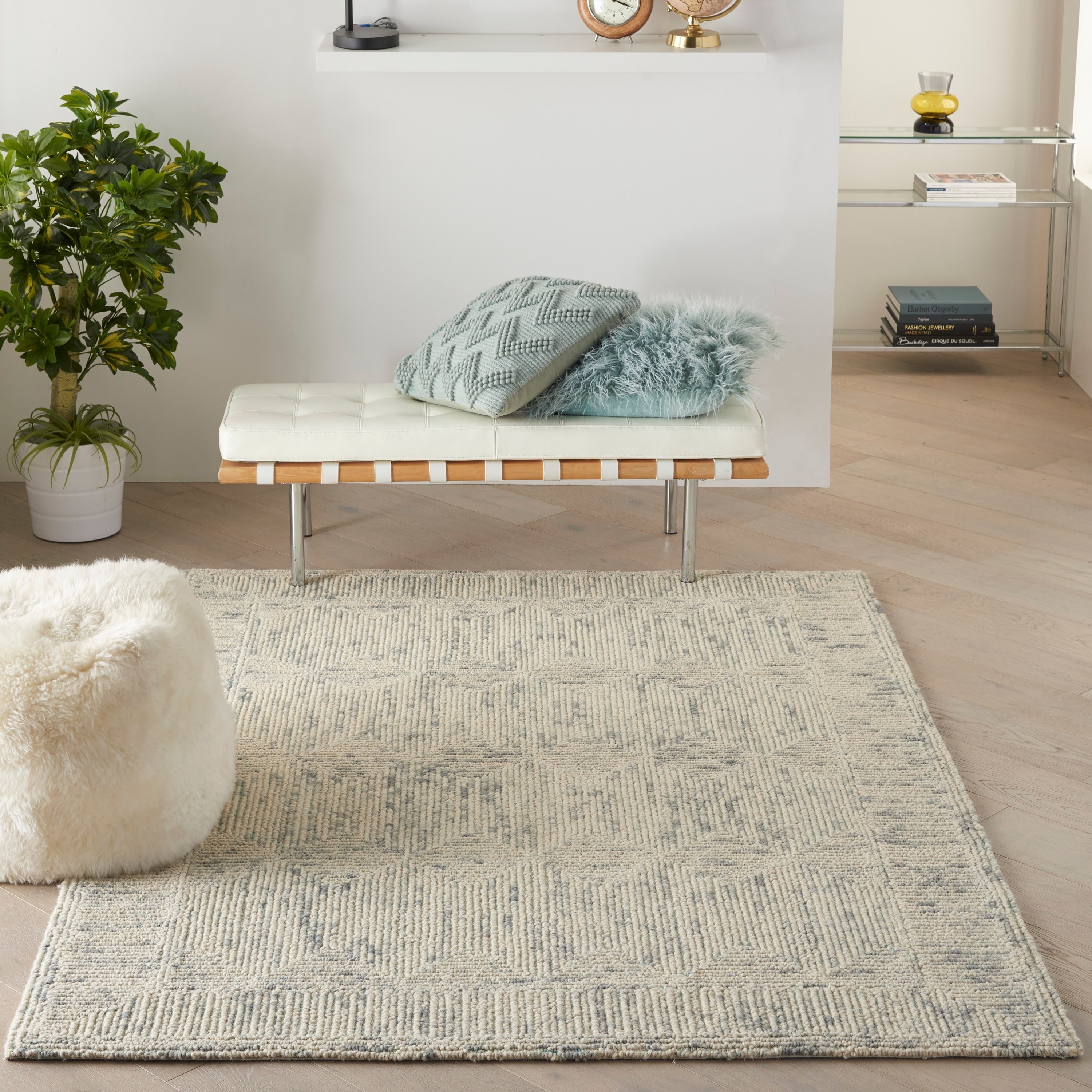 Nourison Vail Textured Wool Area Rug