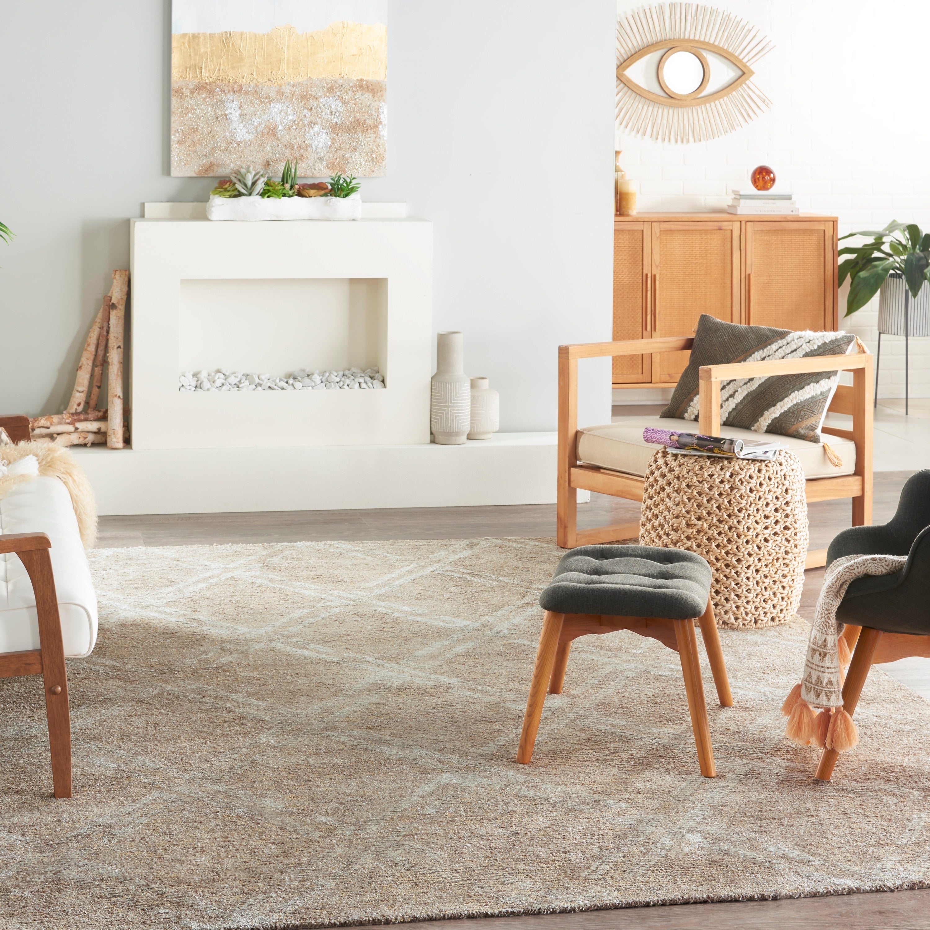 Nourison Venosa Geometric Area Rug