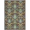 Nourison Vista Ikat Ivory Rug Various Size Options