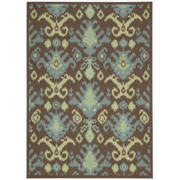 Nourison Vista Ikat Ivory Rug Various Size Options
