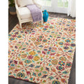 Nourison Vivid Ivory Contemporary Area Rug 5 X 76 5 X 76