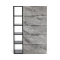 Nova Domus Maranello Modern Grey Wash Faux Marble Chest