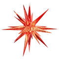 Novelty Lights 24 Inch Led Moravian Star Indoor Outdoor Replaceable E12 Bulbs Large