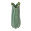 Handmade Green Nature Speaks Ceramic Vase Indonesia