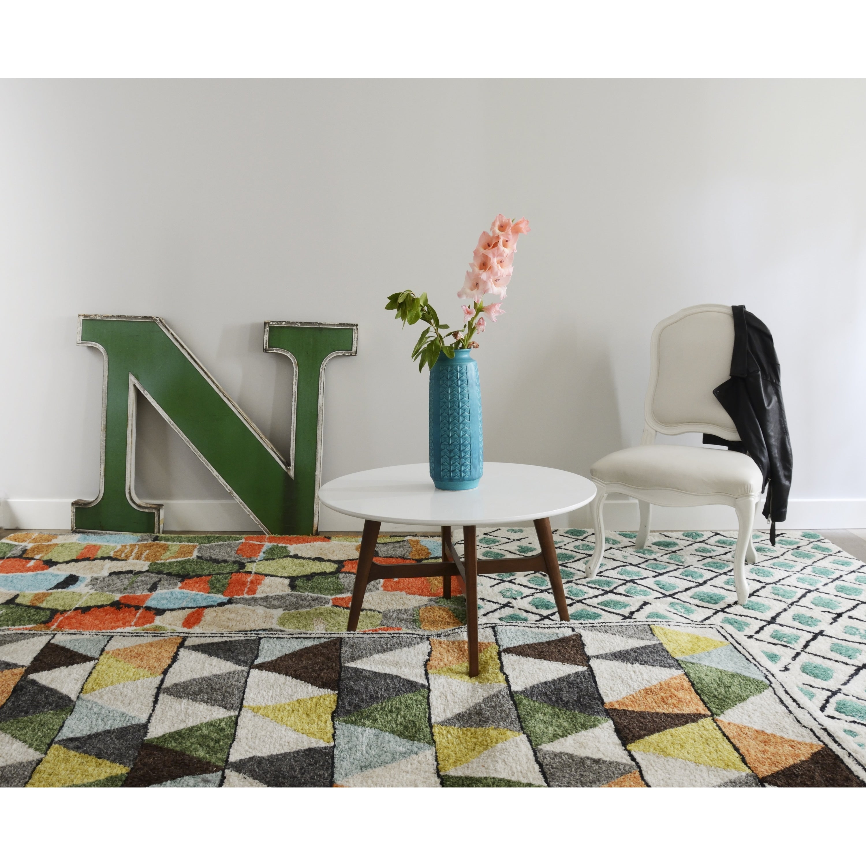 Novogratz By Momeni Bungalow Tallulah Polyester Green Area Rug 76 X 96
