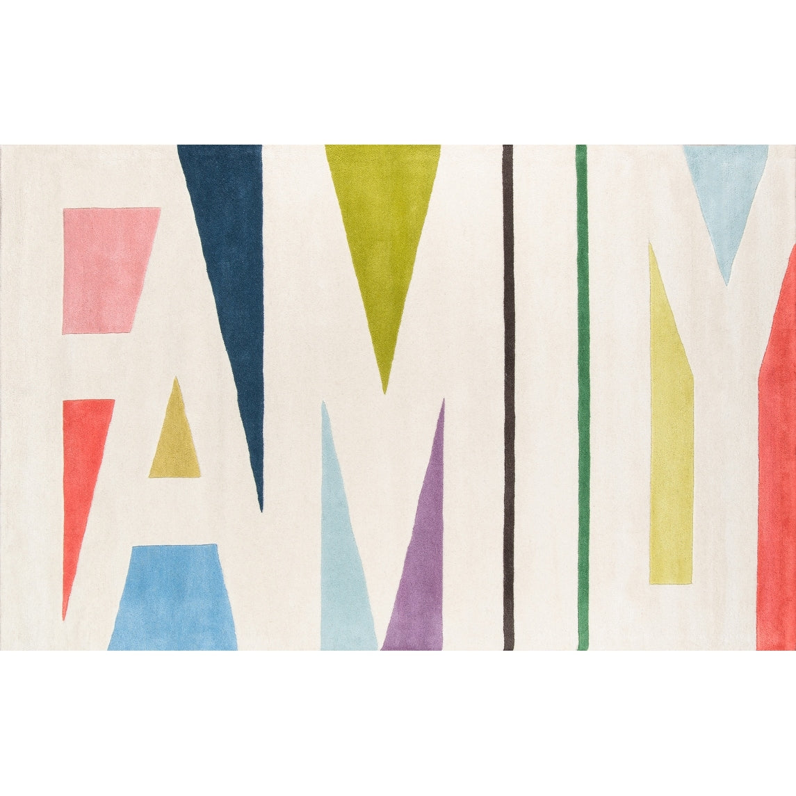 Novogratz By Momeni Tag Family Wool Hand Tufted Rug 5 X 8
