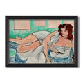 Nude In Bathrobe 1941 Henri Matisse Custom Framed Canvas
