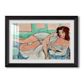 Nude In Bathrobe 1941 Henri Matisse Custom Framed Print